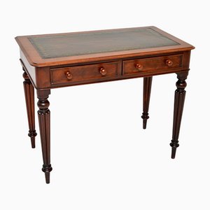 Antique William IV Leather Top Writing Table Desk