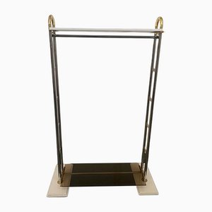 Steel and Brass Wardrobe Stand, 1970