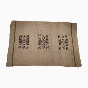 Large Kilim Wool Rug Bedspread on a Linen Warp