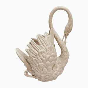Spanish Ceramic Swan of Manises, 1980s