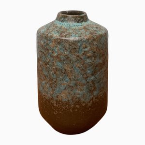 Jarrón alemán oriental Mid-Century de cerámica de Strehla Keramik