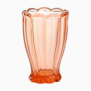 Art Deco Polish Rosaline Glass Vase