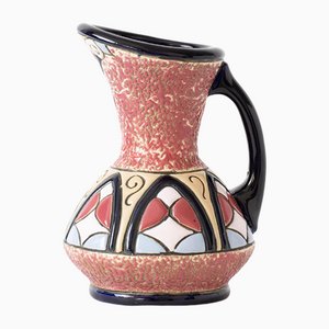 Vase ou Amphore en Céramique de Riessner, Stellmacher & Kessel