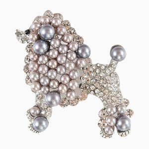 Poodle Brooch by Kenneth Jay Lane