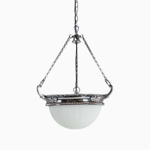 Large Moonstone Plafonnier or Ceiling Lamp from Jefferson