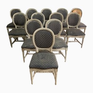 Stühle im Gustavianischen Stil von Alsterbro Furniture, 1960er, 12er Set