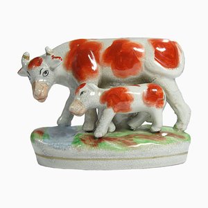 Figura de cerámica de Staffordshire