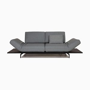 Eisblaues Aura 2-Sitzer Sofa mit Relaxfunktion von Rolf Benz