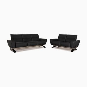 Gray Fabric You Julia 2-Seat Sofa and 3-Seat Sofa from Stressless, Set of 2