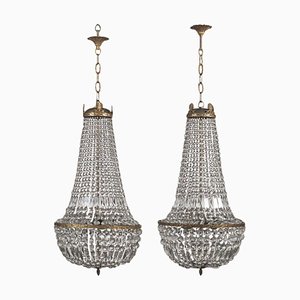 Empire Style Chandeliers, Set of 2