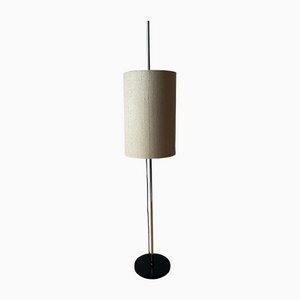 Lámpara de pie minimalista vintage de teca de Staff, años 60