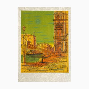 Jean Carzou, Venise, 1972, Lithograph on Japan Paper