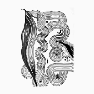 Sumit Mehndiratta, Composition No.277, India, 2021, Indian Ink on Archival Paper