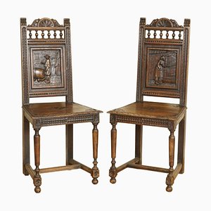 French Brittany Chairs, Late 19th Century