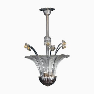 Lustre ou Lanterne Mid-Century par Barovier, 1950