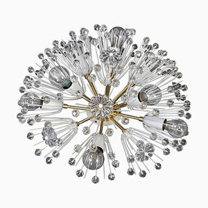 Lampadario Starburst in ottone di Emil Stejnar per Rupert Nikoll, Austria, anni '60