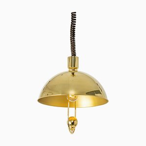 Petite Brass Dome Pendant Light by Florian Schulz, Germany