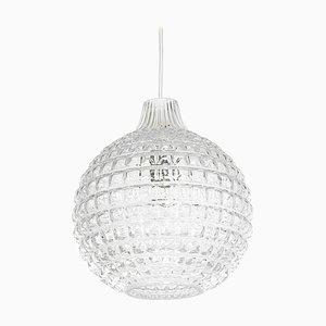 Crystal Glass Pendant Light from Peill & Putzler, Germany, 1970s