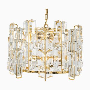 Large Stunning Crystal Glass Chandelier from Ernst Palme, Germany, 1970s