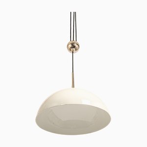 Large Adjustable Chrome Counterweight Pendant Light from Florian Schulz, Germany