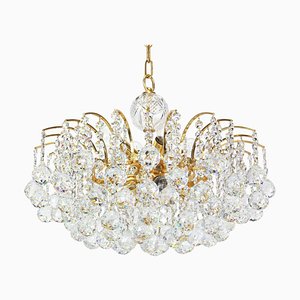 Mid-Century Crystal Balls Chandelier by Christoph Palme, 1970s
