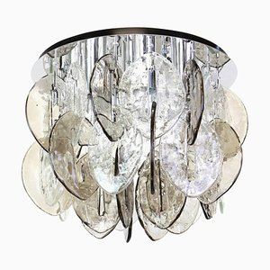 Murano Glas Deckenlampe von Carlo Nason für Kalmar, 1960er