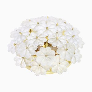 Murano Glass Flower Wall Light by Ernst Palme, Germany, 1970s