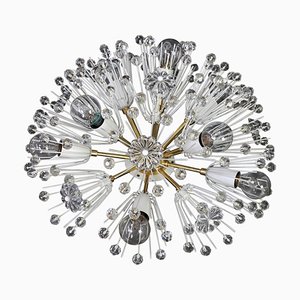 Lampadario Starburst in ottone di Emil Stejnar per Rupert Nikoll, Austria, anni '60