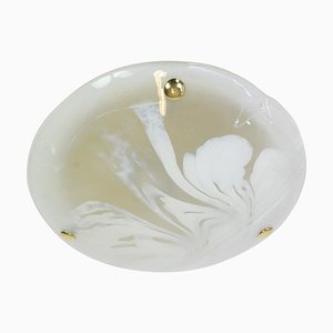 Murano Glass Flush Mount from Hillebrand, Germany, 1970s