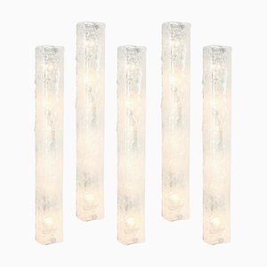 Grandes Appliques en Verre de Murano de Hillebrand, Allemagne