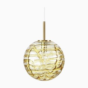 Murano Ball Pendant Light from Doria, Germany, 1970s