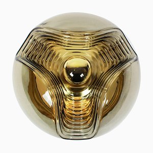 Large Wall Sconce Flush Mount by Koch & Lowy for Peill & Putzler, Germany