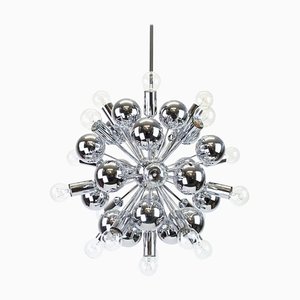 Large German Space Age Sputnik Chrome Chandelier from Cosack, 1970s