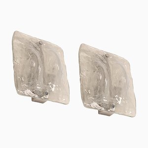 Wandleuchten aus Muranoglas von Kalmar, Österreich, 1960er