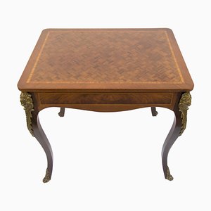 Table Style Louis XV avec Supports en Bronze