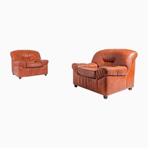 Italian Lounge Armchairs, 1970’s, Set of 2