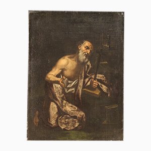 Saint Jerome, 17th-Century, Oil on Canvas