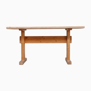 Mid-Century French Les Arcs Dining Table by Charlotte Perriand