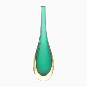 Mid-Century Murano Sommerso Glass Vase by Flavio Poli for Seguso Vetri D’arte, 1960s