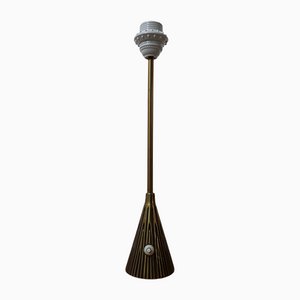 Lámpara de mesa Mid-Century de latón de Sonja Katzin