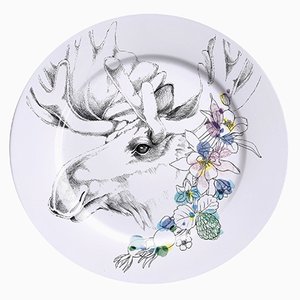 An Ode to the Woods Moose Dinner Plate