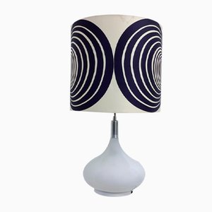 Psychedelic Op-Art Design Table Lamp by Doria, 1960s