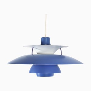 Blue Ph5 Lamp by Poul Henningen Ph5 Lamp for Louis Poulsen