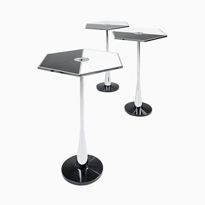 Black and White Perspectiva Low Table by Fedele Papagni for Fragile Edizione