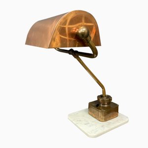 Brass with Copper Royal Navy Desk Lamp