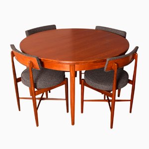 Teak Tisch & 4 Esszimmerstühle von Victor Wilkins für G Plan, 1960er