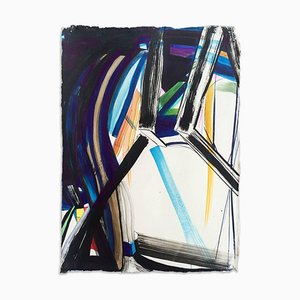 Laura Newman, Rahmen, 2016, Acryl und Aquarell auf handgemachtem Wasli Papier