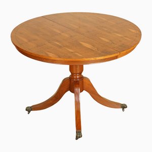 Vintage Burr Yew Wood Dining Table from Brights of Nettlebed