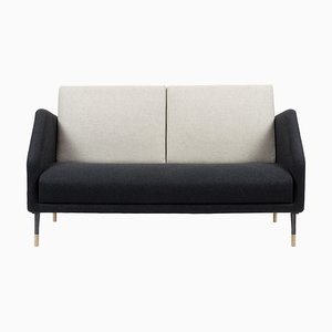 Finn Juhl 2-Seat 77 Sofa in Wood and Fabric