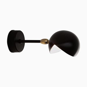 Aplique Black Eye Mid-Century moderno de Serge Mouille